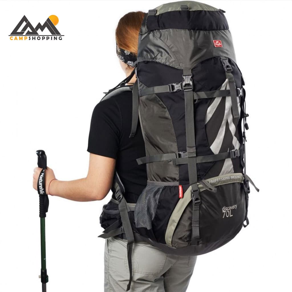 کوله 5+70 لیتر نیچرهایک مدل DISCOVERY کد NH70B070-B — تصویر ۸