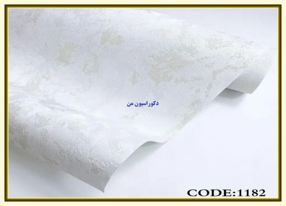 کاغذ دیواری رنگ طوسی کد:1182