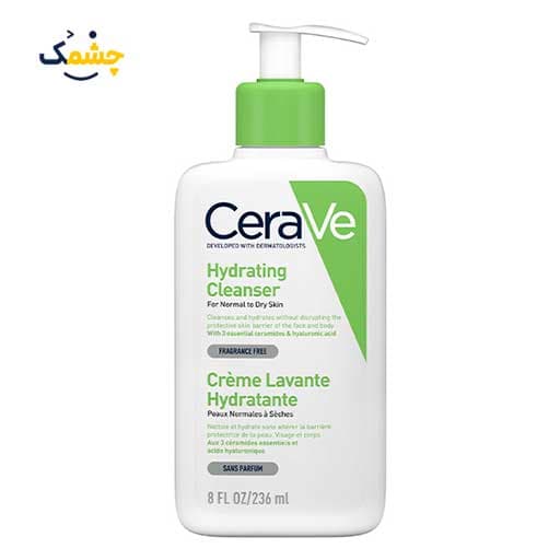 شوینده کرم به فوم سراوی مدل Hydrating حجم ۲۳۶ میل اصل اورجینال – آبرسان پوست نرمال تا خشک هیدریتینگ | Hydrating Cream-to-Foam