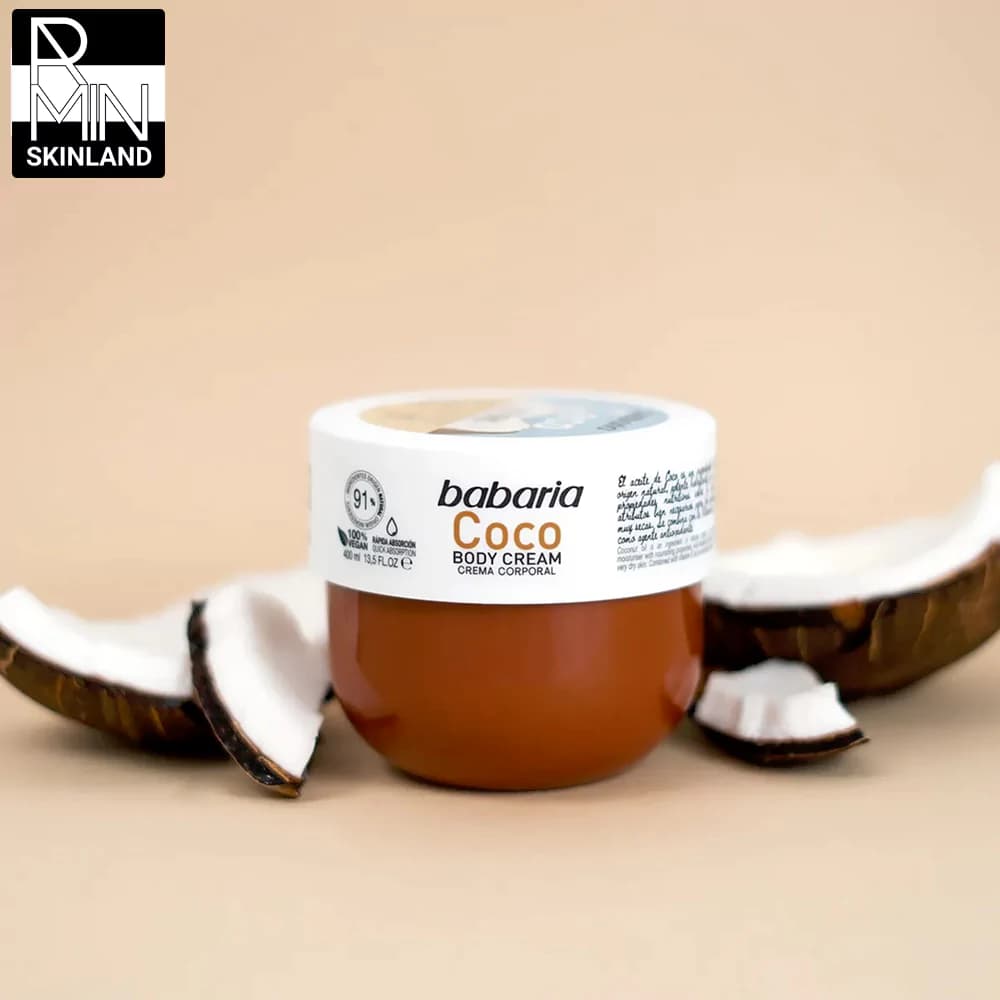 کرم بدن نارگیل باباریا حجم 400ml — تصویر ۳
