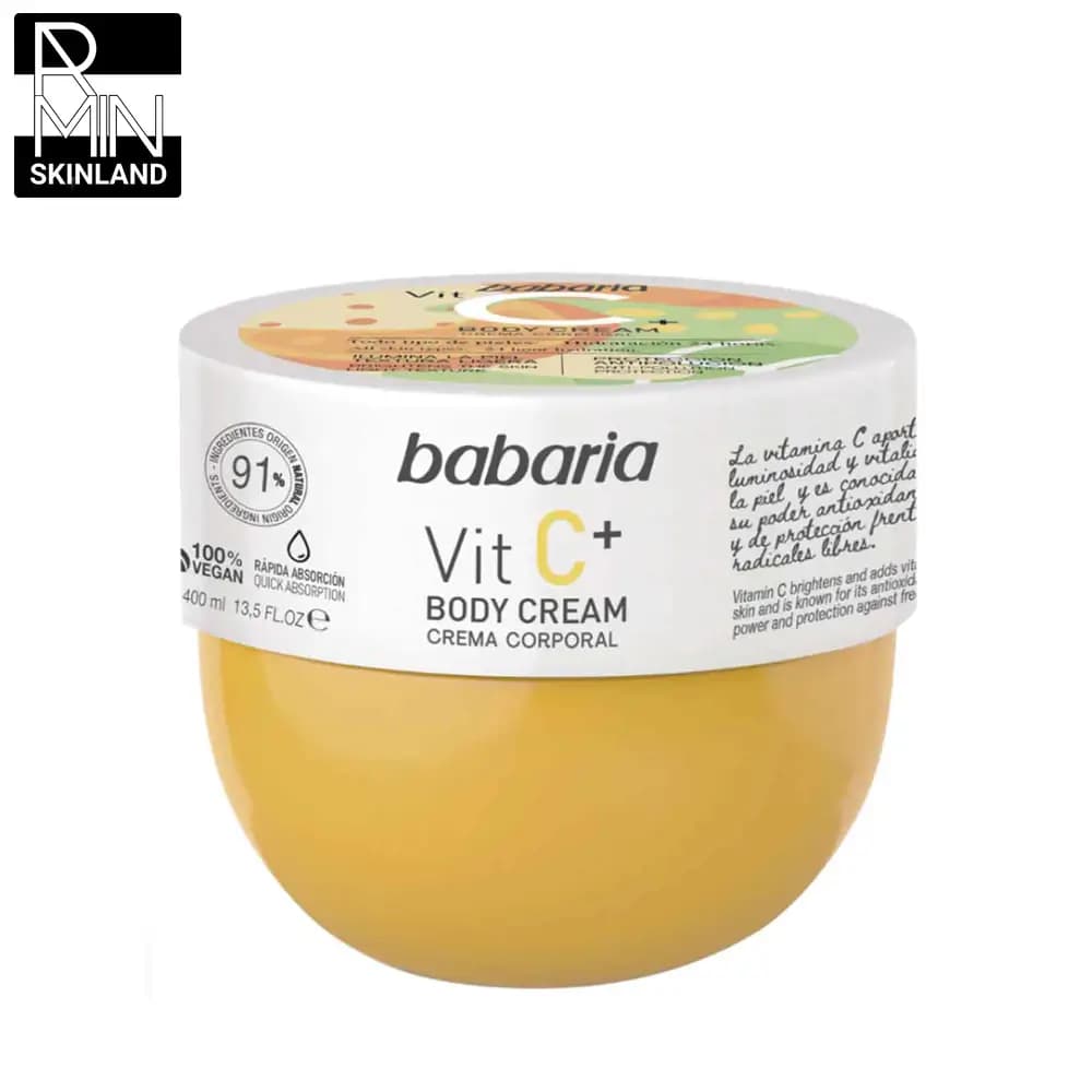کرم بدن ویتامین سی باباریا حجم 400ml