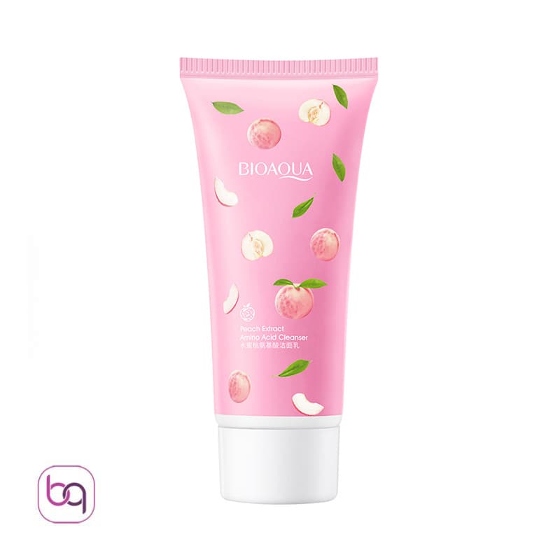 فوم شستشو آمینو اسید هلو بیوآکوا-100ml — تصویر ۳
