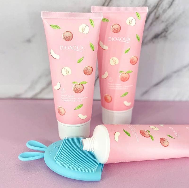 فوم شستشو آمینو اسید هلو بیوآکوا-100ml — تصویر ۸