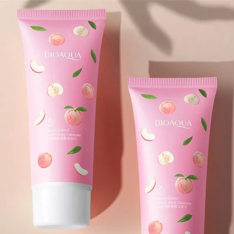 فوم شستشو آمینو اسید هلو بیوآکوا-100ml — تصویر ۱۰