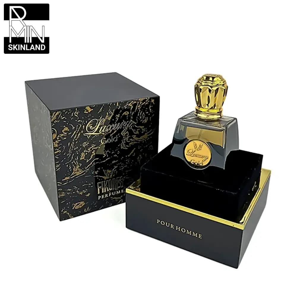 عطر مردانه لاکچری گلد فیکورس حجم 80ml — تصویر ۲