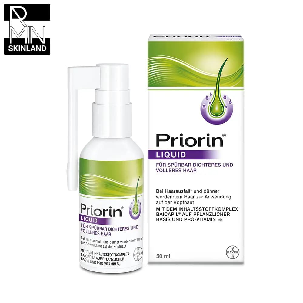 محلول ضد ریزش مو پریورین حجم 50ml — تصویر ۲
