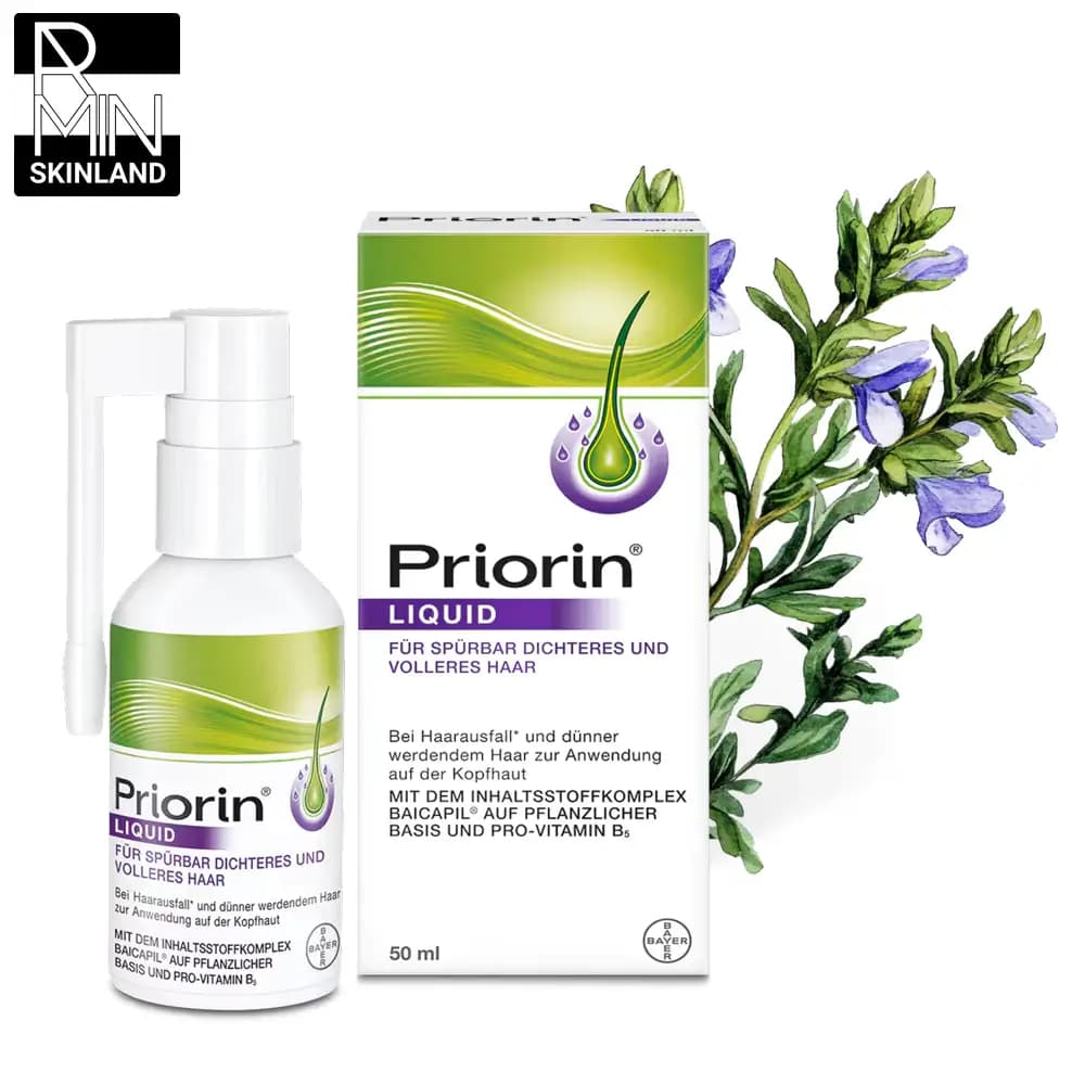 محلول ضد ریزش مو پریورین حجم 50ml — تصویر ۳