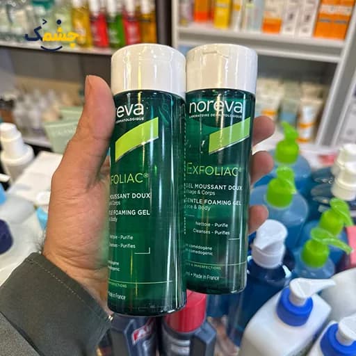 ژل شستشو ضد جوش و لک اکسفولیاک نوروا-Noreva Exfoliac Intensive Gel — تصویر ۲