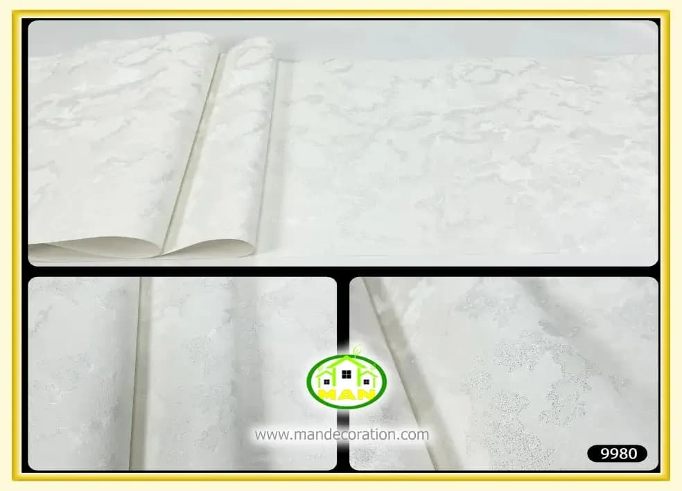 کاغذ دیواری آنجل پتینه ساده طوسی کد:9980 — تصویر ۲