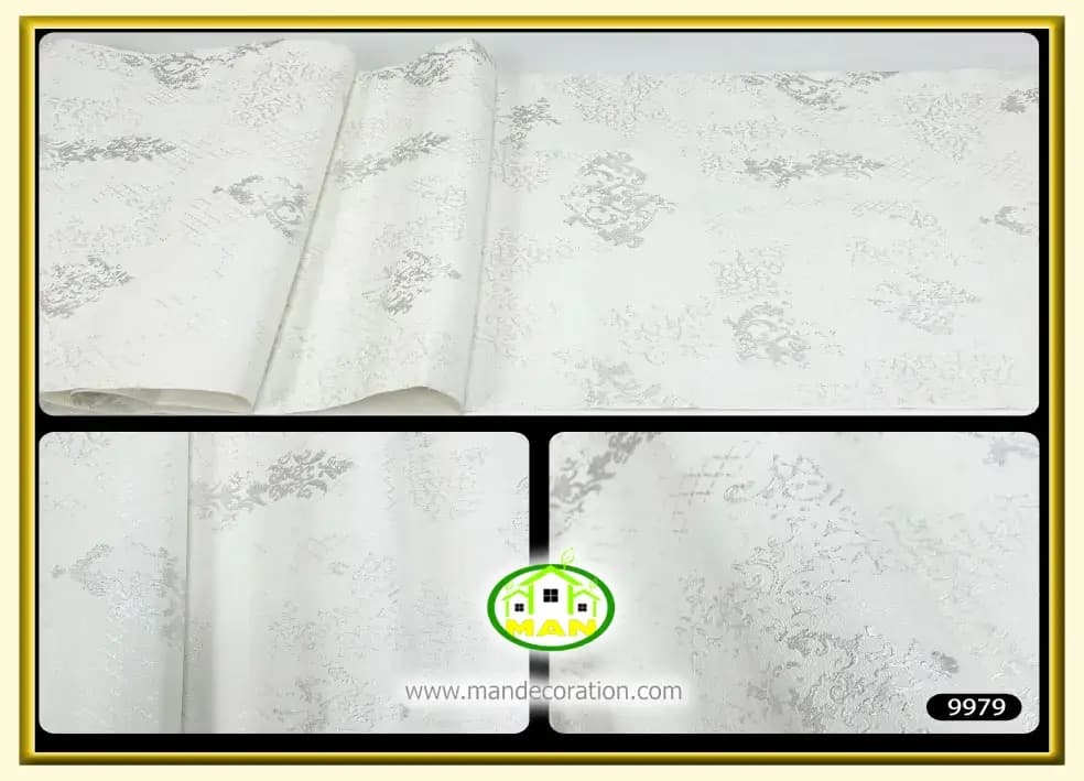 کاغذ دیواری آنجل داماسک پتینه کد:9979 — تصویر ۲
