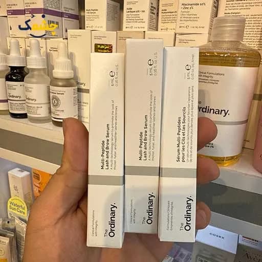 سرم تقویت کننده مژه و ابرو اوردینری مدل مولتی پپتید اصل — تصویر ۳