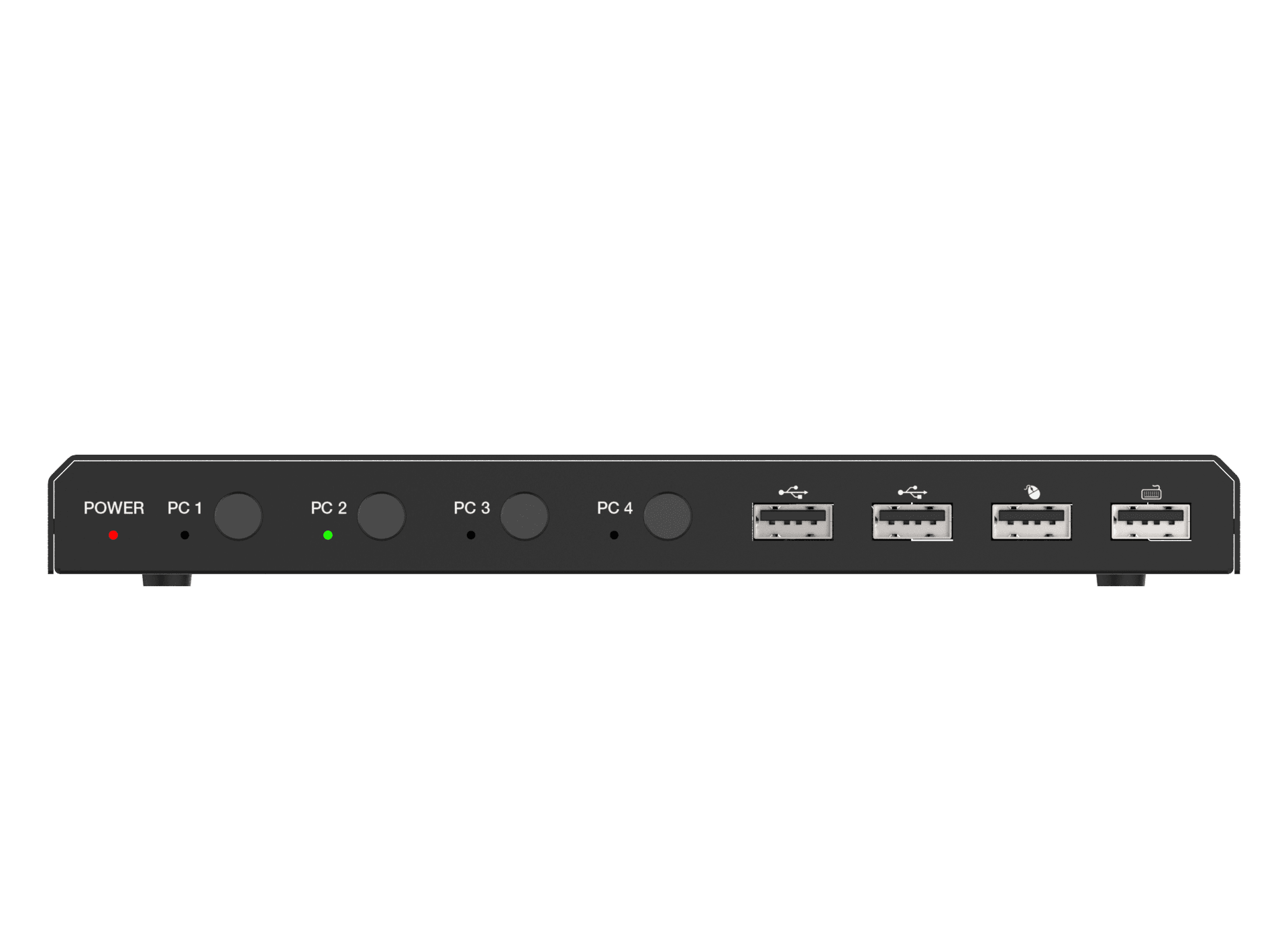 سوئیچ کی وی ام 4 پورت HDMI 2.0b فرانت