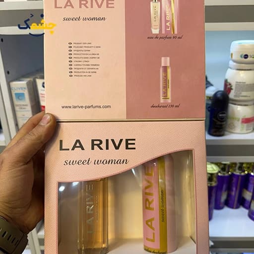ست هدیه ادکلن 90میل و اسپری 150 میل زنانه Sweet Woman لاریو | La Rive Sweet Woman Eau de Parfum 90 ml + Deodorant 150 ml Gift Set — تصویر ۲