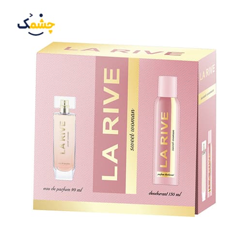 ست هدیه ادکلن 90میل و اسپری 150 میل زنانه Sweet Woman لاریو | La Rive Sweet Woman Eau de Parfum 90 ml + Deodorant 150 ml Gift Set — تصویر ۴