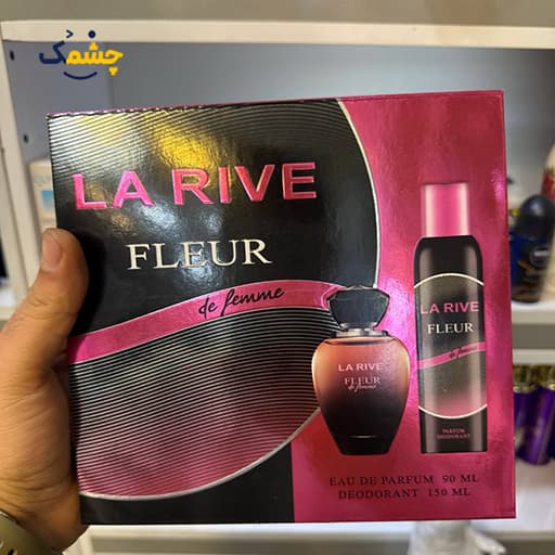 ست هدیه ادکلن 90میل و اسپری 150 میل زنانه Fleur De Femme لاریو | La Rive Fleur de Fame Women’s Eau de Parfum 90 ml + Deodorant 150 ml Gift Set — تصویر ۲