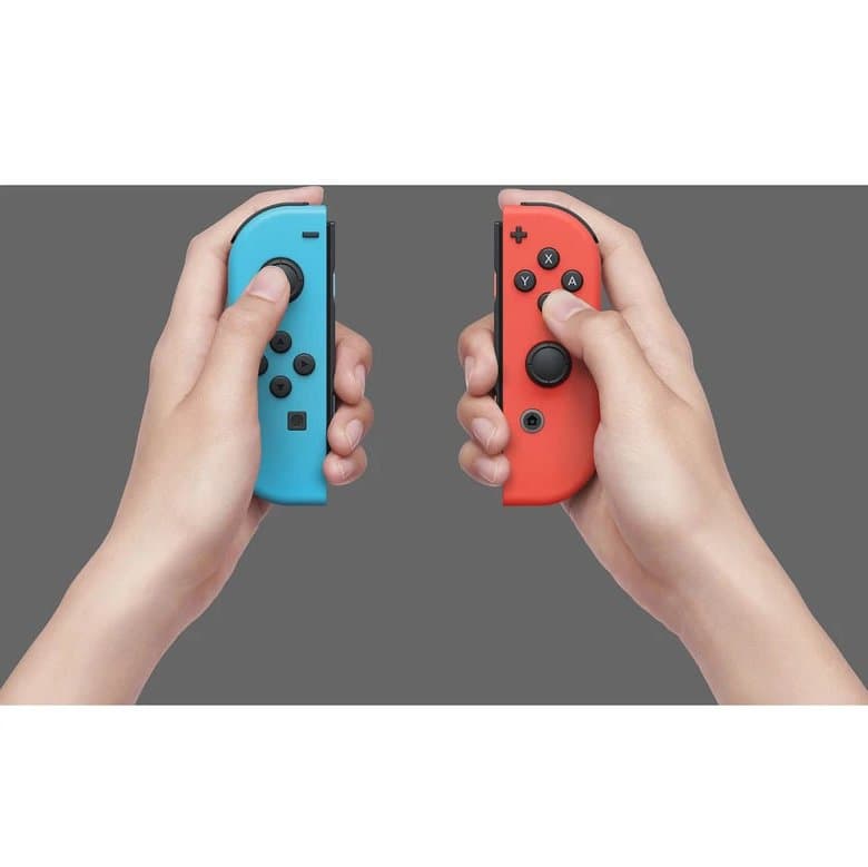کنسول بازی نینتندو Switch OLED هیبریدی آبی قرمز — تصویر ۵