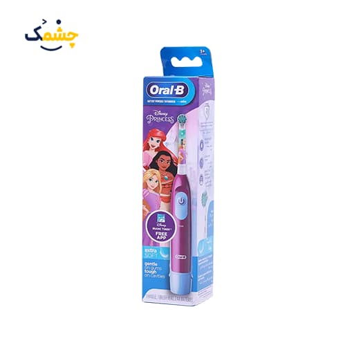 مسواک اکسترا سافت برقی اورال بی کودکان طرح پرنسس|Oral-B Kids Electric Toothbrush Disney Princess — تصویر ۵