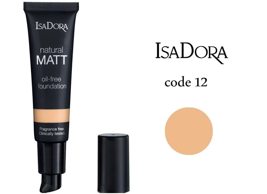 کرم پودر ایزادورا مدل Natural Matt شماره 10 — تصویر ۲