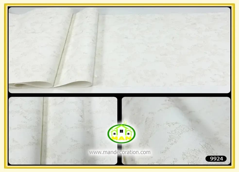 کاغذ دیواری آنجل مدرن پتینه ساده طلایی کد:9924