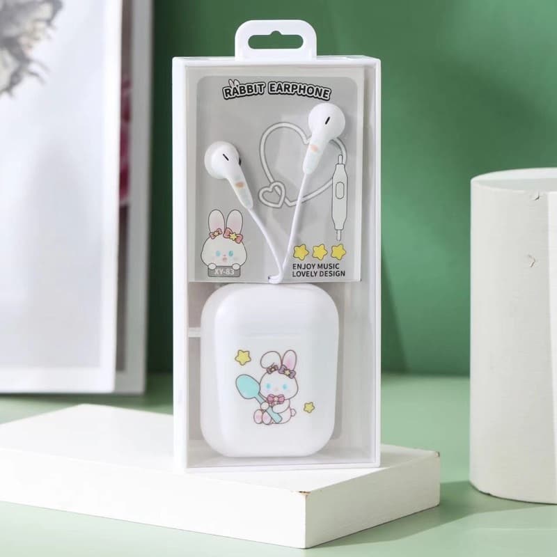هندزفری عروسکی XY-83 مدل خرگوش با سیم XY-83 Rabbit Earphone — تصویر ۲