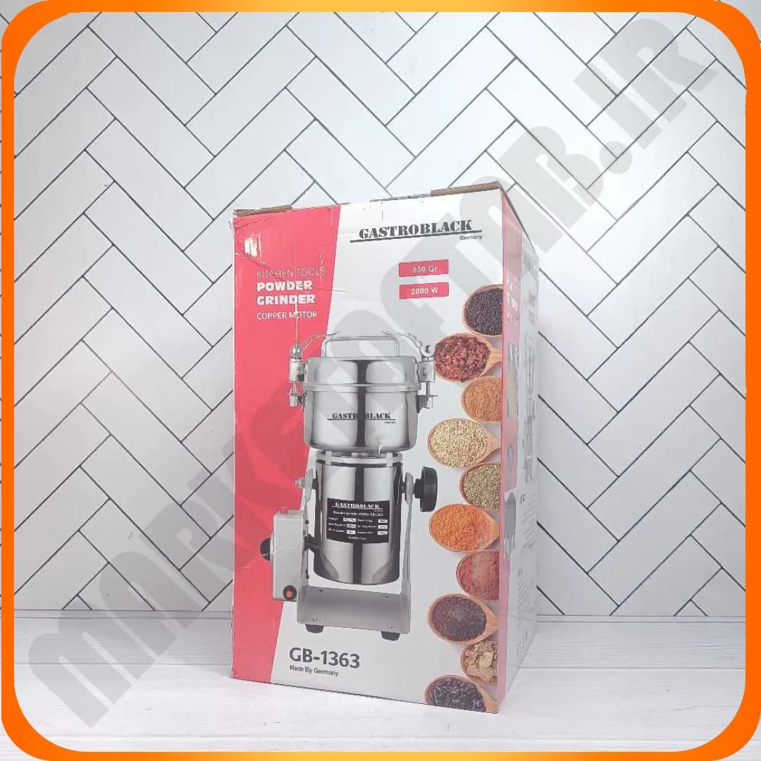 آسیاب صنعتی 2800 وات 850 گرمی GB-1363 گاسترو بلک