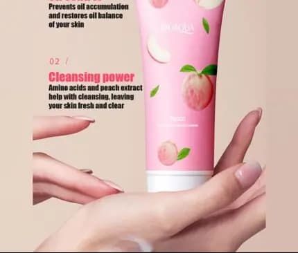 فوم شستشو صورت عصاره هلو بیوآکوا BIOAQUA — تصویر ۹