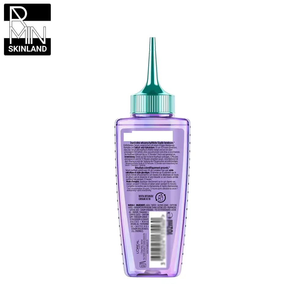 سرم لایه بردار پوست کف سر لورآل مدل Hydra Hyaluronic Pure حجم 102ml — تصویر ۲