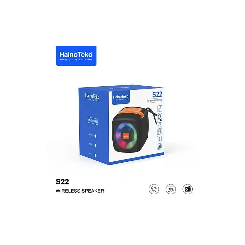 اسپیکر بلوتوثی هاینوتکو مدل HainoTeko S22 — تصویر ۲