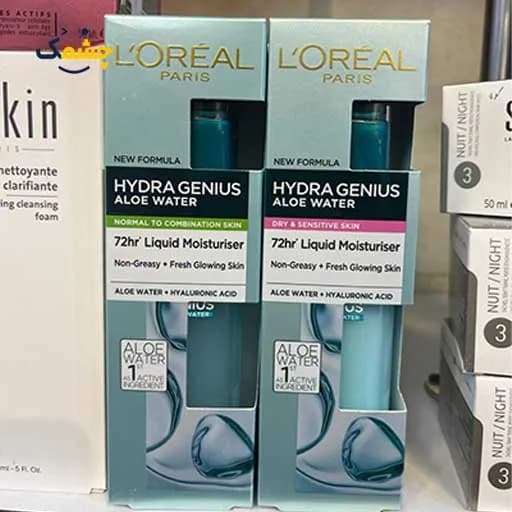 سرم آبرسان لورآل HYDRA GENIUS حجم 70 میلی لیتر L’Oreal HYDRA GENIUS hydrating serum volume 70 ml — تصویر ۳