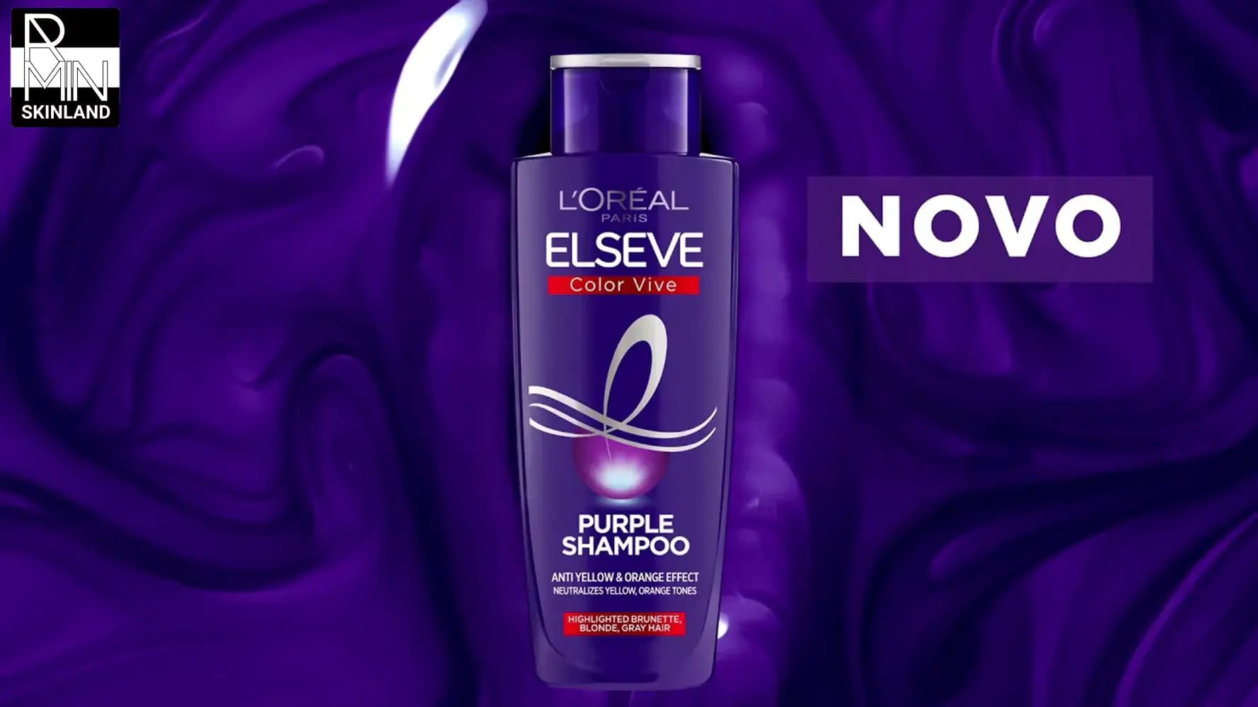 شامپو بنفش لورآل ضد زردی مدل ELSEVE حجم 200ml — تصویر ۴