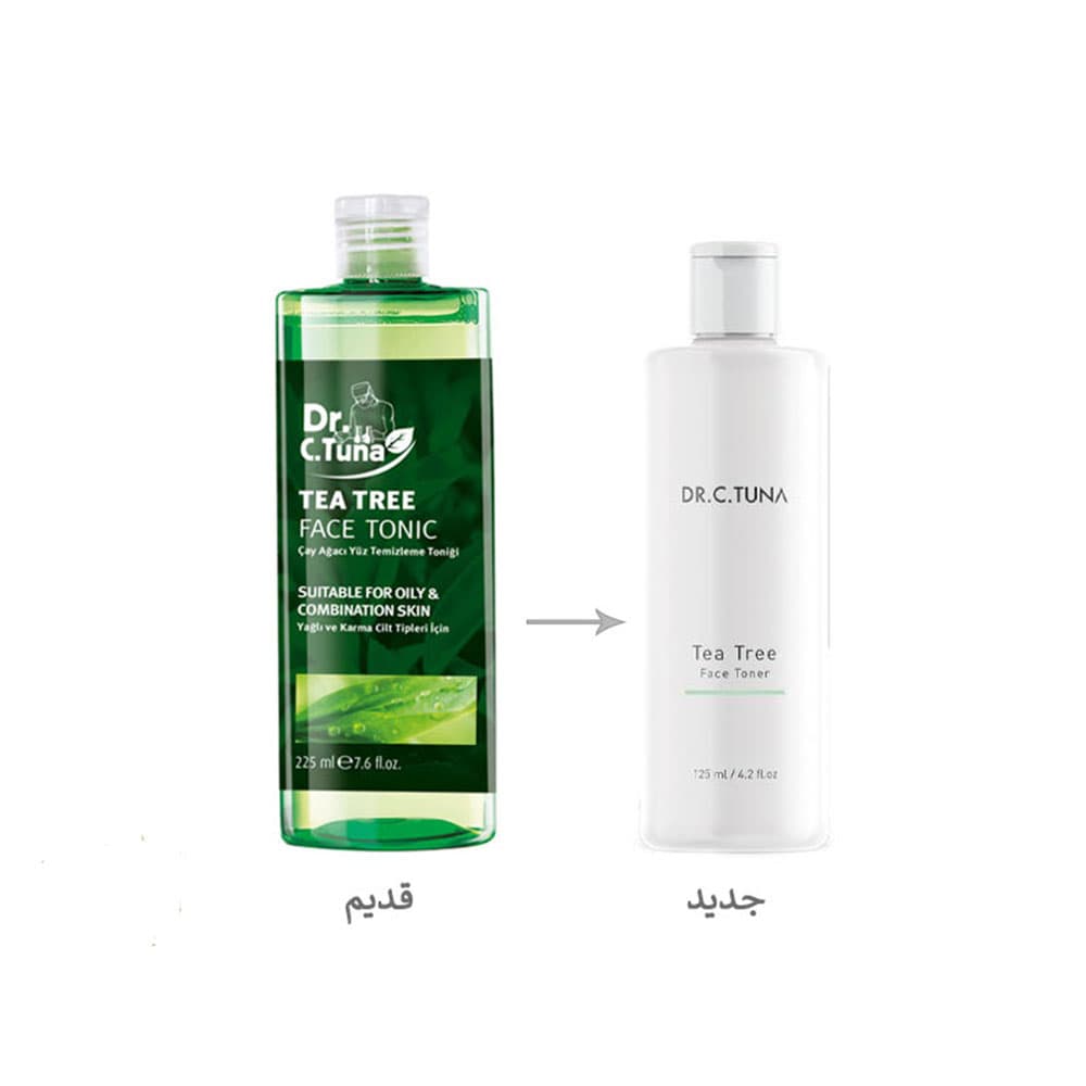 تونر پوست چرب درخت چای دکتر سی تونا فارماسی 125 میل ( با بسته بندی جدید)