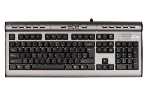 کیبورد سیم دار ایفورتک مدل A4TECH KL-7MUU Silver Gray — تصویر ۳