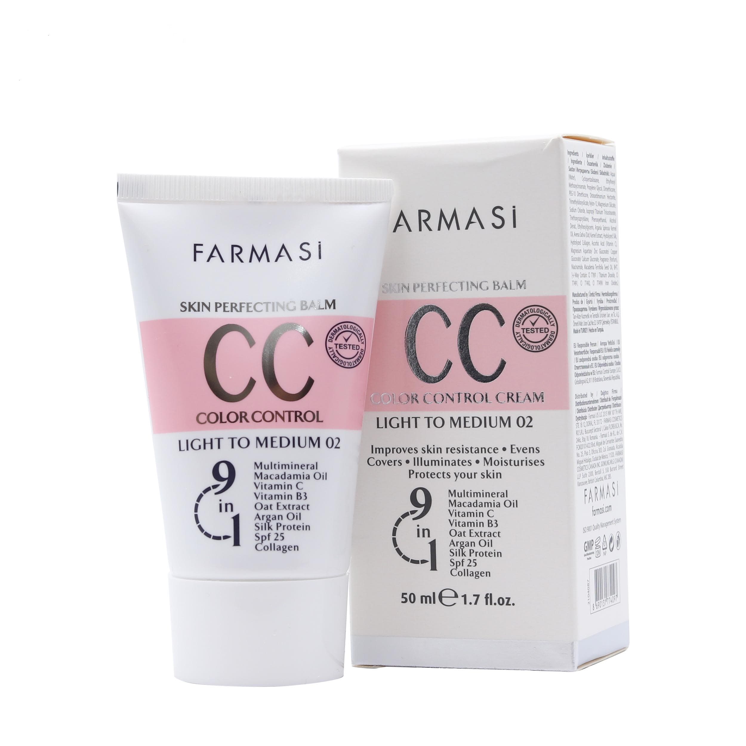 سی سی کرم 9 در 1 فارماسی 50ml light 01