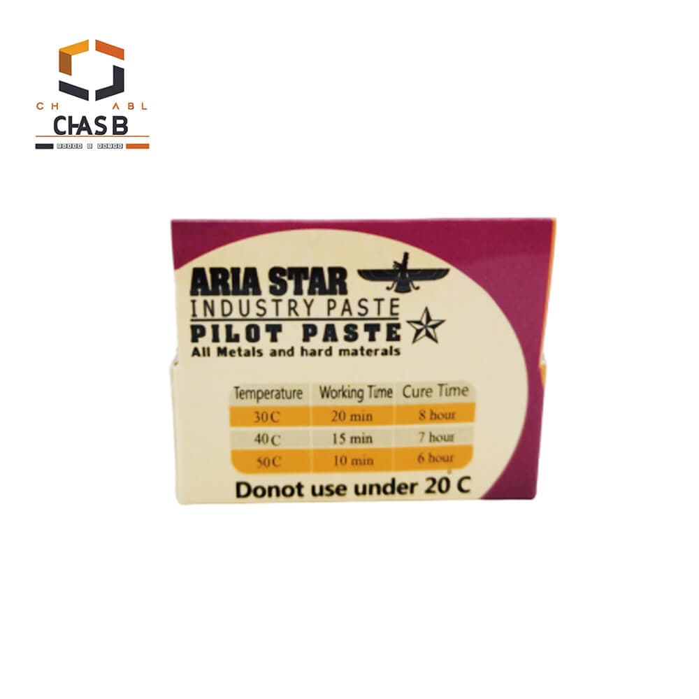 چسب اپوکسی صنعتی خنثی و ضد سایش مخصوص ترمیم فلزات مدل خلبان Industrial epoxy PILOT — تصویر ۴