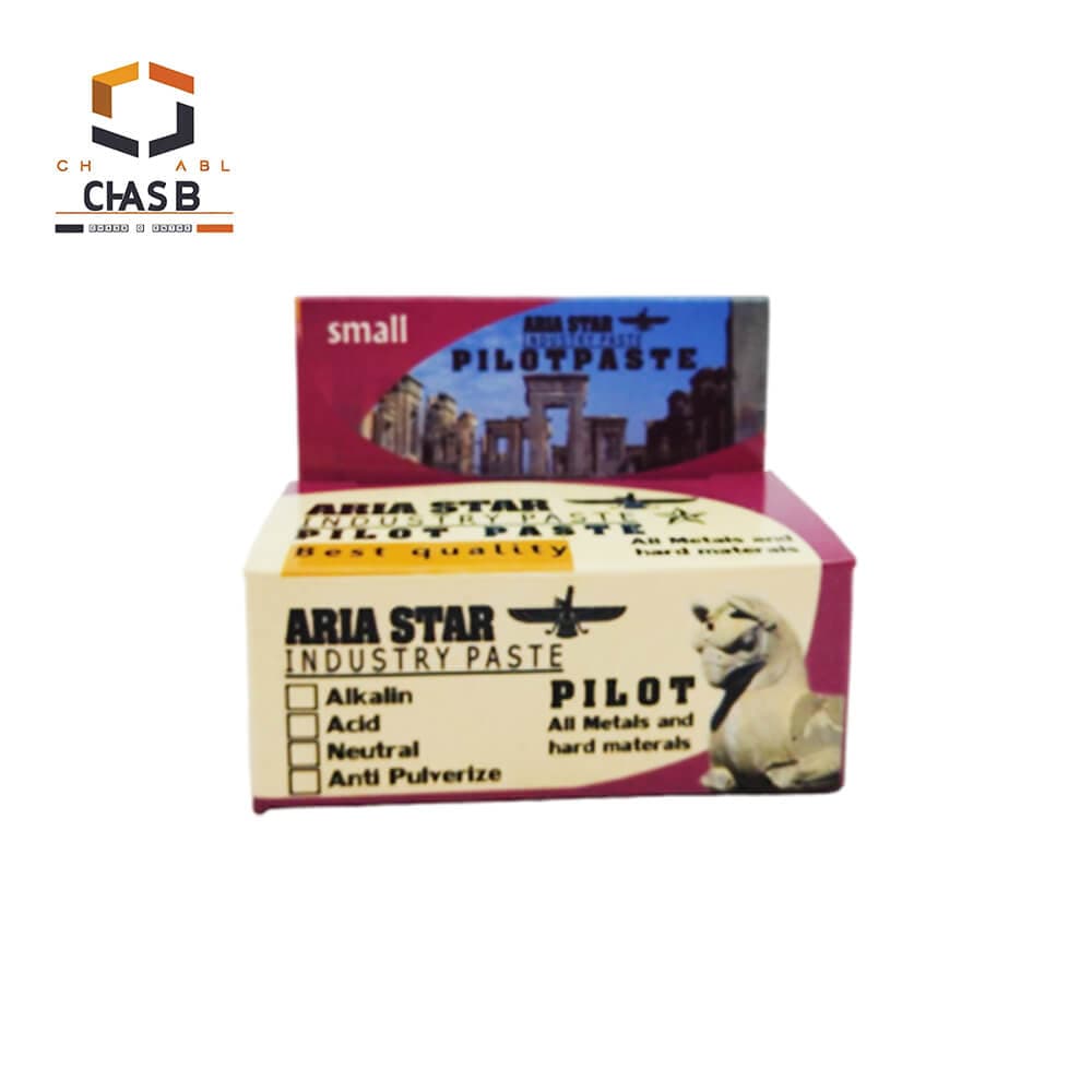 چسب اپوکسی صنعتی خنثی و ضد سایش مخصوص ترمیم فلزات مدل خلبان Industrial epoxy PILOT