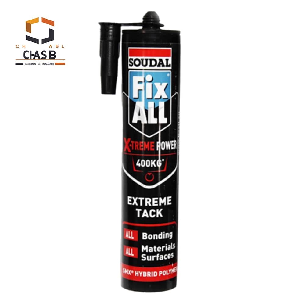چسب هیبریدی مونتاژ اجسام سنگین سودال Fix All X-Treme Power Express SOUDAL 290ml
