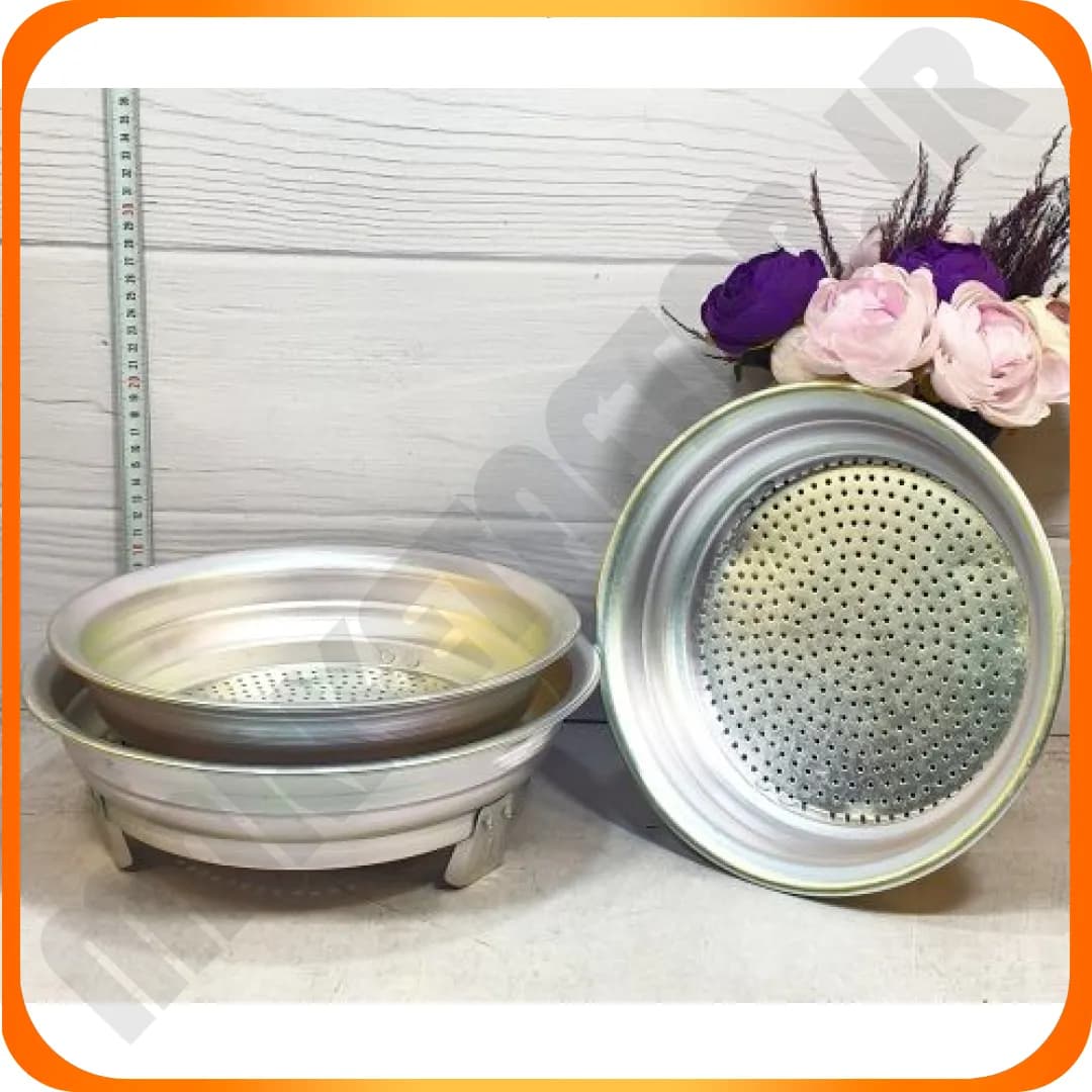 سبزی شوی روهی 3سایز نقره ای شهرزاد
