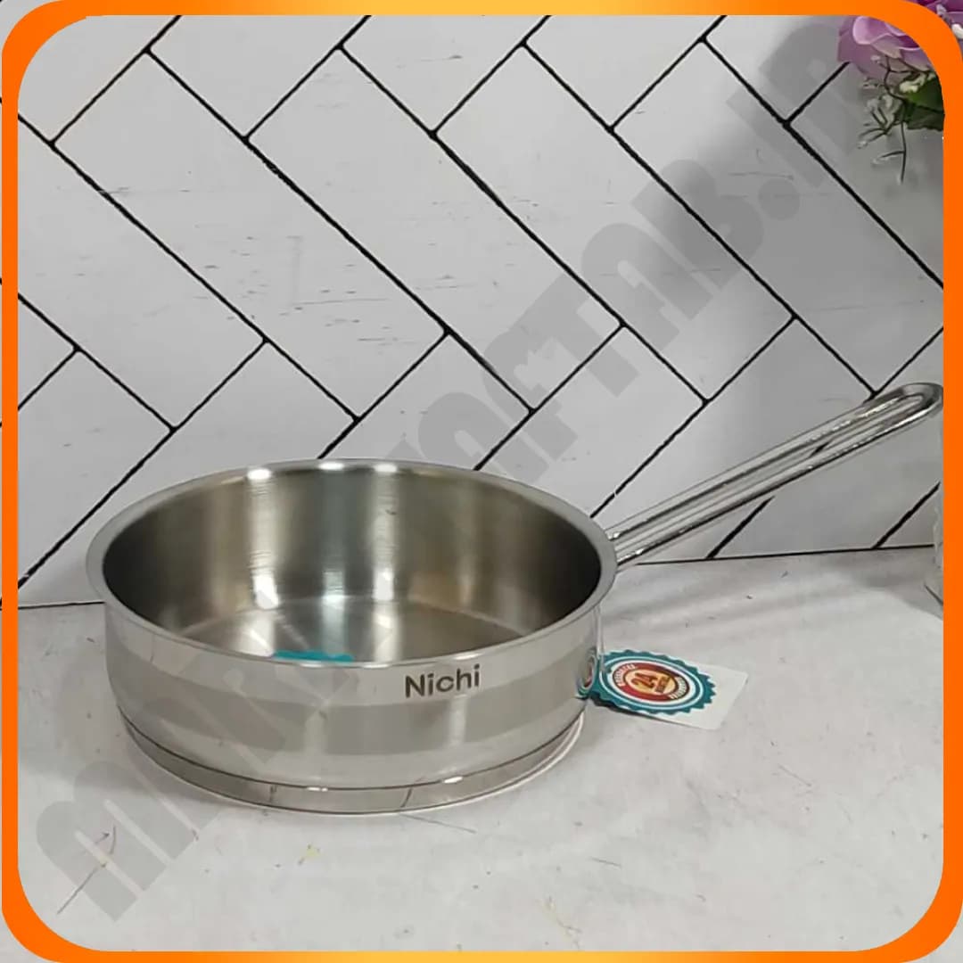 تابه تک دسته NP-18-1 سایز 18 استیل نیچی