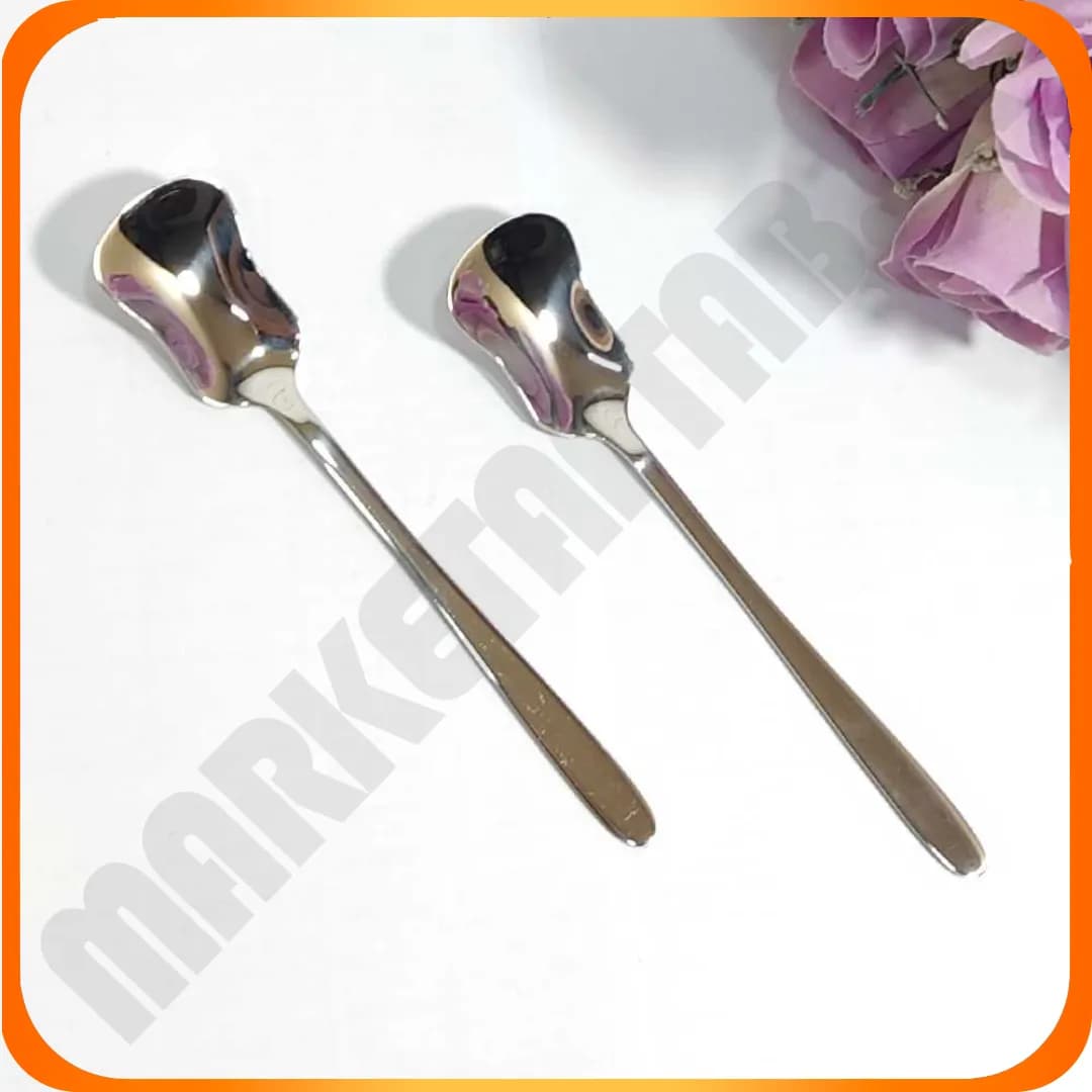 قاشق بستنی خوری استیل ساده زومبا
