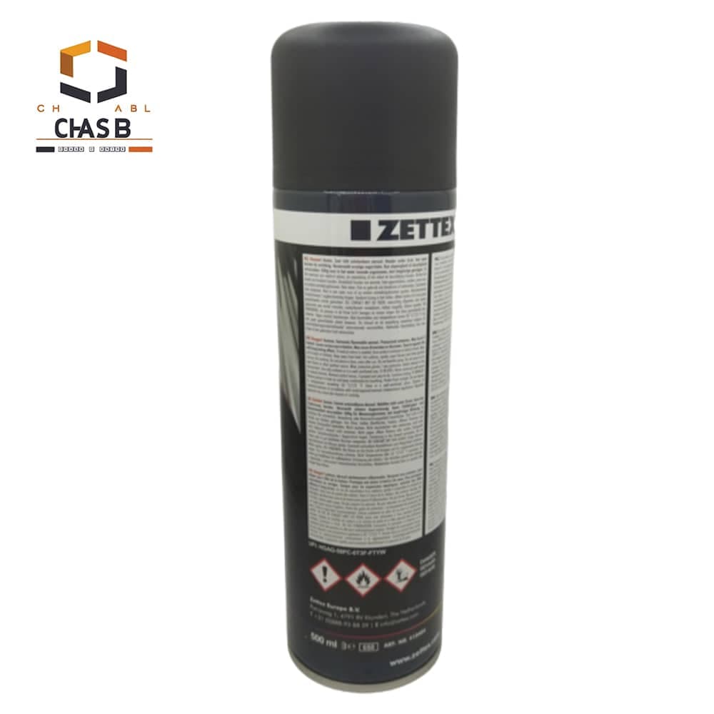 اسپری زینک آلومینیوم نقره ای زتکس – ZETTEX ZINC SPRAY ALUMINUM 500ml — تصویر ۴