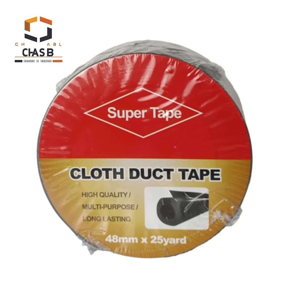 نوار چسب برزنتی سوپر تیپ عرض 5 سانت – SUPER TAPE CLOTH DUCT TAPE 48mm*25yard