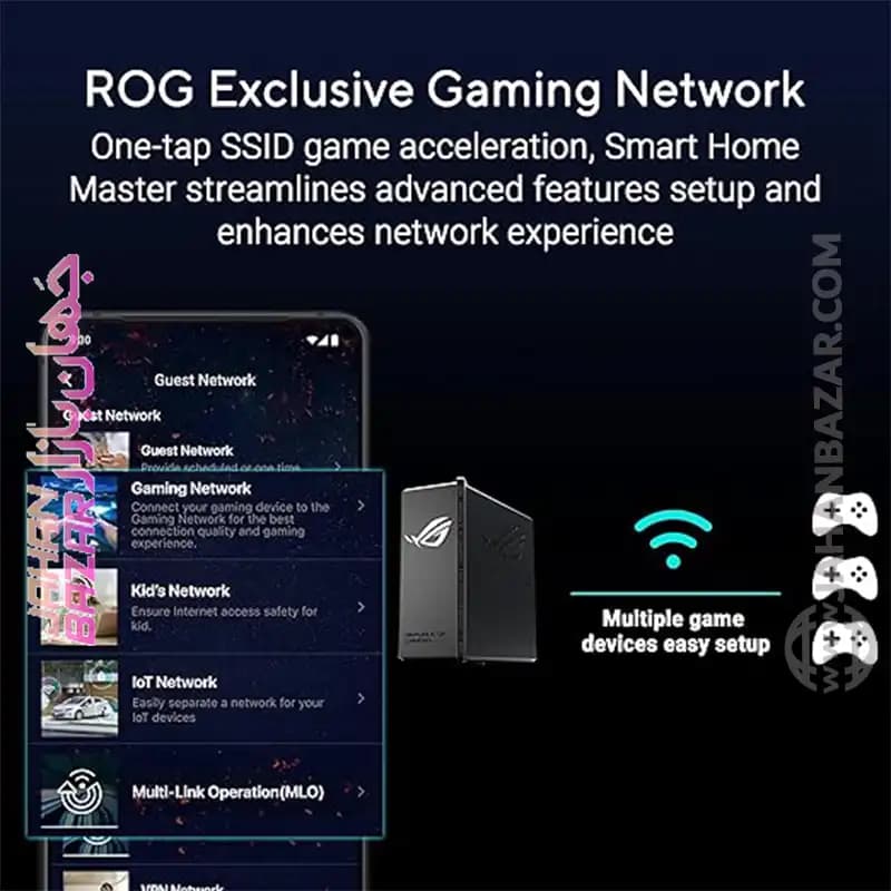 روتر بازی ایسوس ASUS مدل ROG STRIX GS-BE18000 — تصویر ۷
