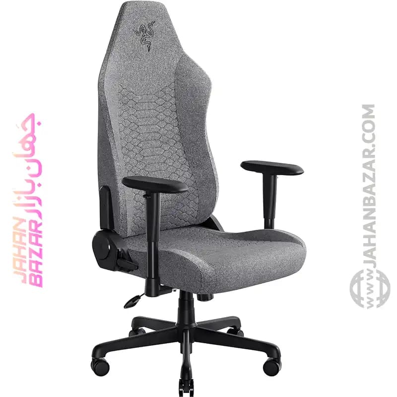 صندلی گیمینگ ریزر Razer مدل Iskur V2 X طوسی — تصویر ۴