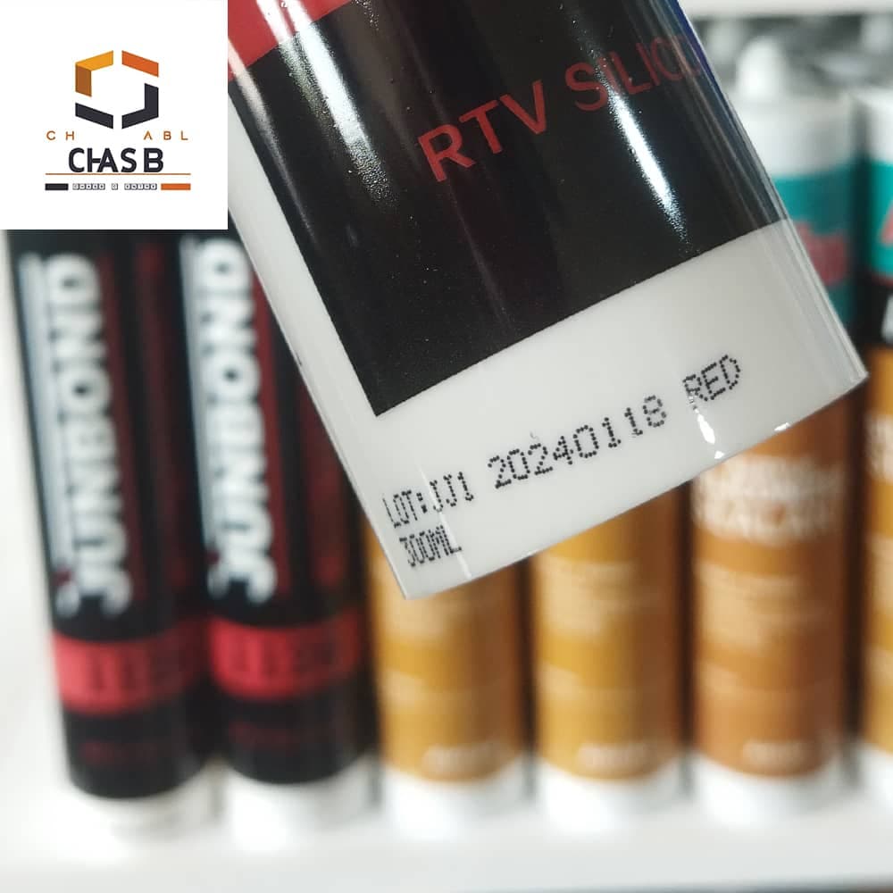 چسب واشر ساز سیلیکون حرارتی قرمز جانباند مدل JUNBOND HIGH TEMPERATURE RTV SILICONE 300ML – JB1126 — تصویر ۴