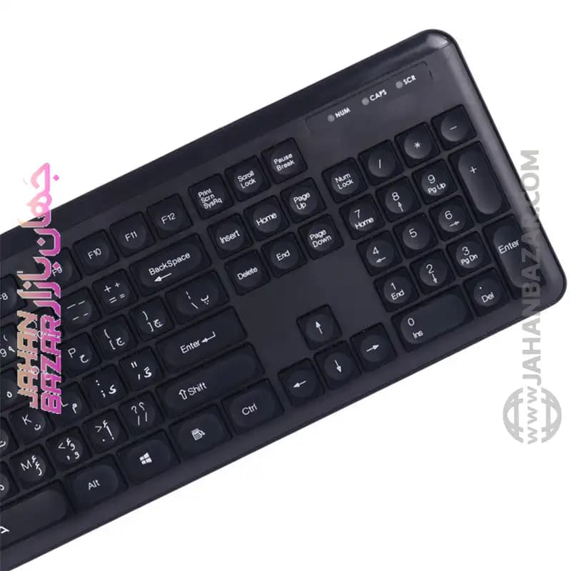 کیبورد و ماوس بی سیم نوا NOVA مدل NKM-1402WL — تصویر ۳