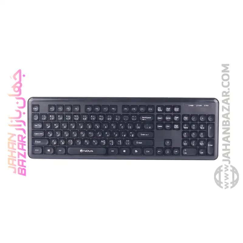 کیبورد و ماوس بی سیم نوا NOVA مدل NKM-1402WL — تصویر ۴