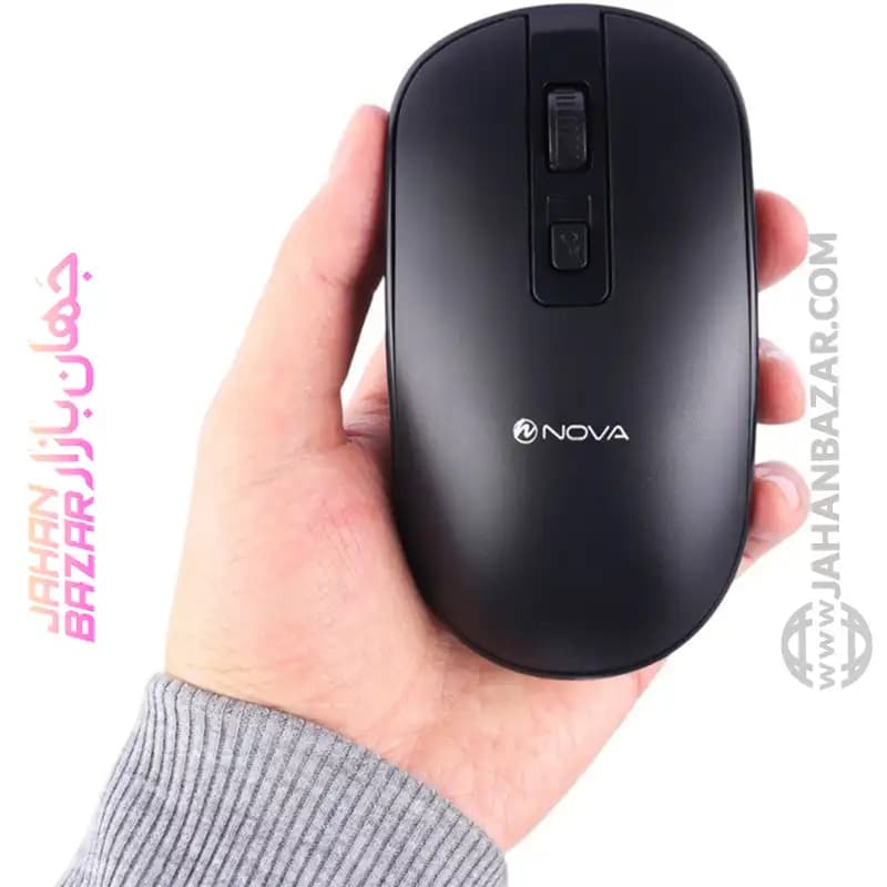 کیبورد و ماوس بی سیم نوا NOVA مدل NKM-1402WL — تصویر ۸