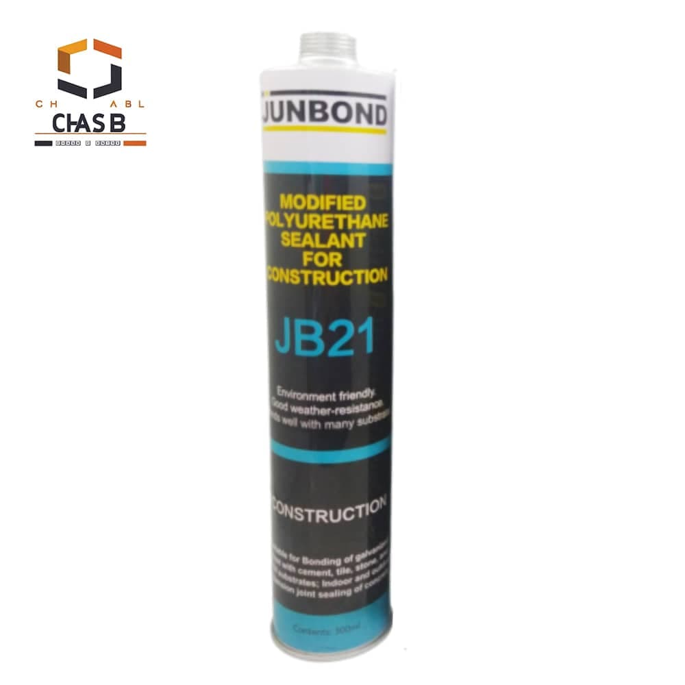چسب پلی اورتان اصلاح شده کارتریج مشکی جانباند مدل JUNBOND MODIFIED BLACK POLYURETHANE SEALANT FOR CONSTRUCTION (PU36) 300ML – JB21