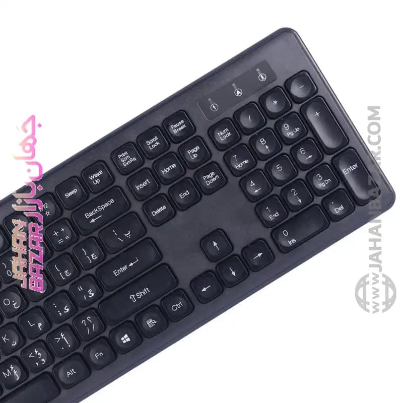 کیبورد و ماوس بی سیم نوا NOVA مدل NKM-1401WL — تصویر ۲