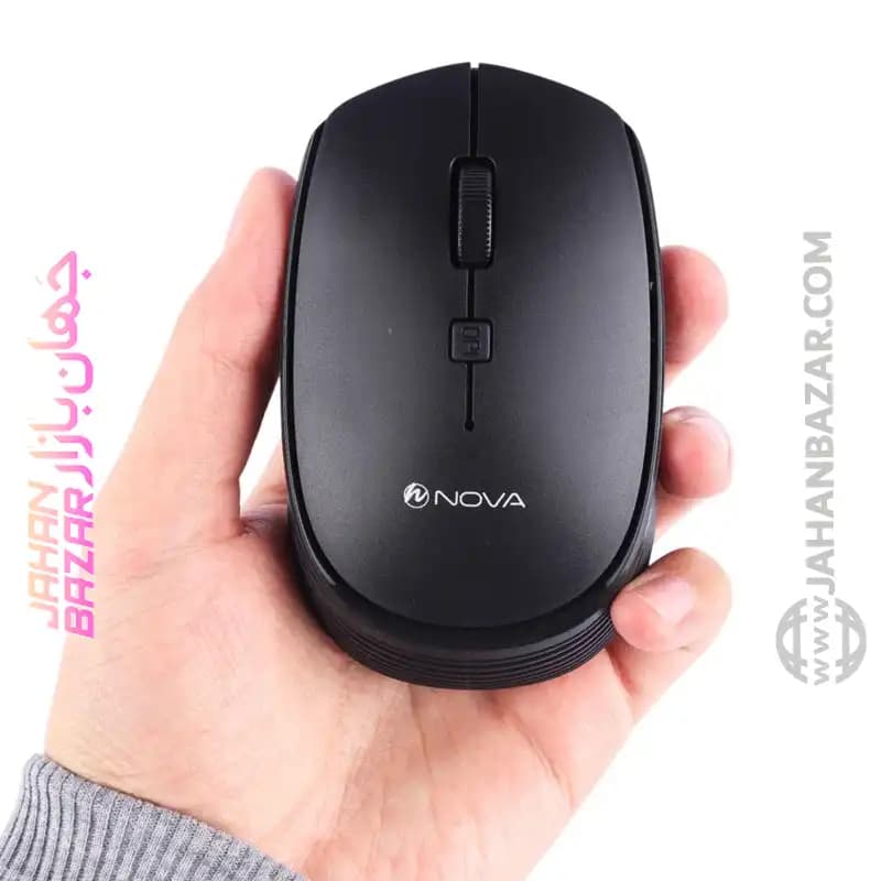 کیبورد و ماوس بی سیم نوا NOVA مدل NKM-1401WL